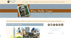 Desktop Screenshot of missmollysays.com